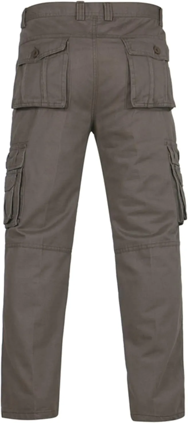 Dademeo Tactical Cargo Pants for Men Stretch Relaxed Fit Outdoor Work Pants Military Ripstop Casual Combat Assault Trousers
