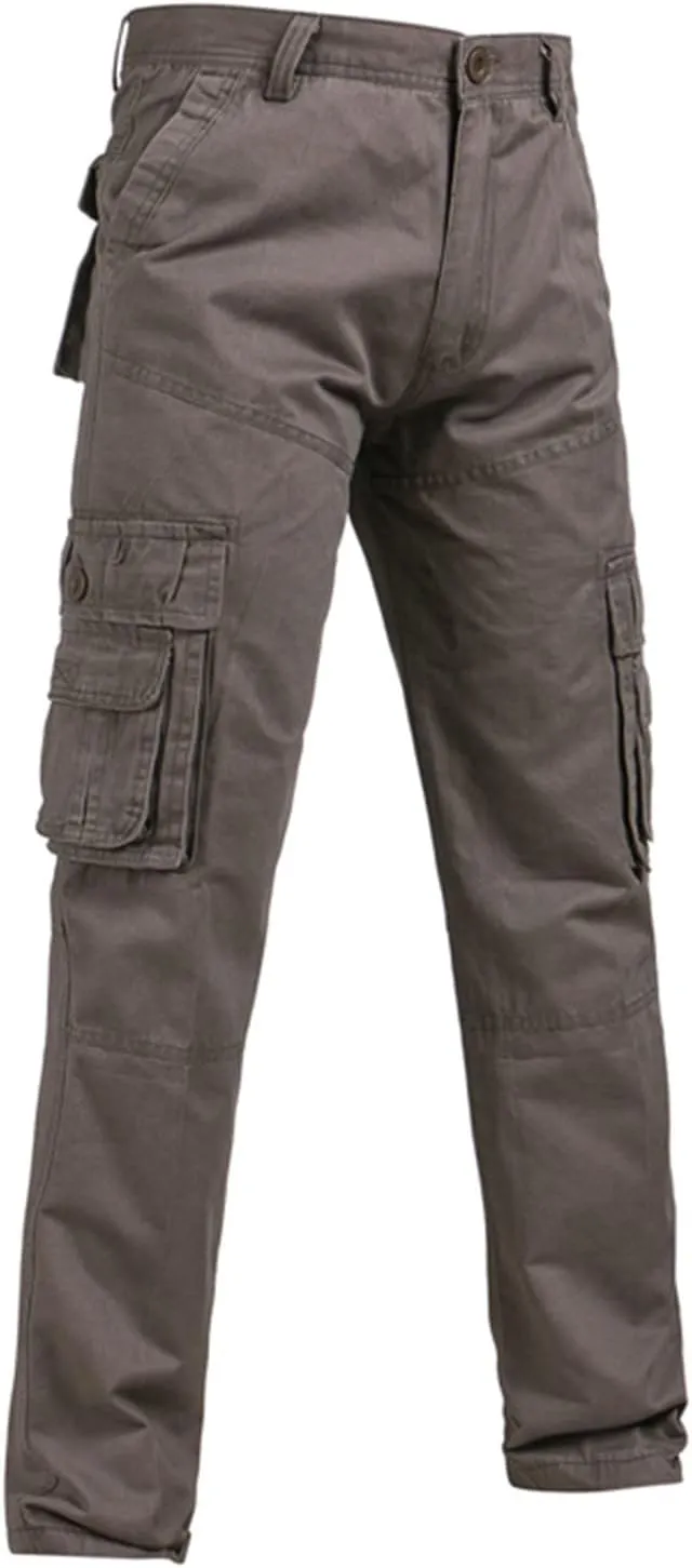 Dademeo Tactical Cargo Pants for Men Stretch Relaxed Fit Outdoor Work Pants Military Ripstop Casual Combat Assault Trousers