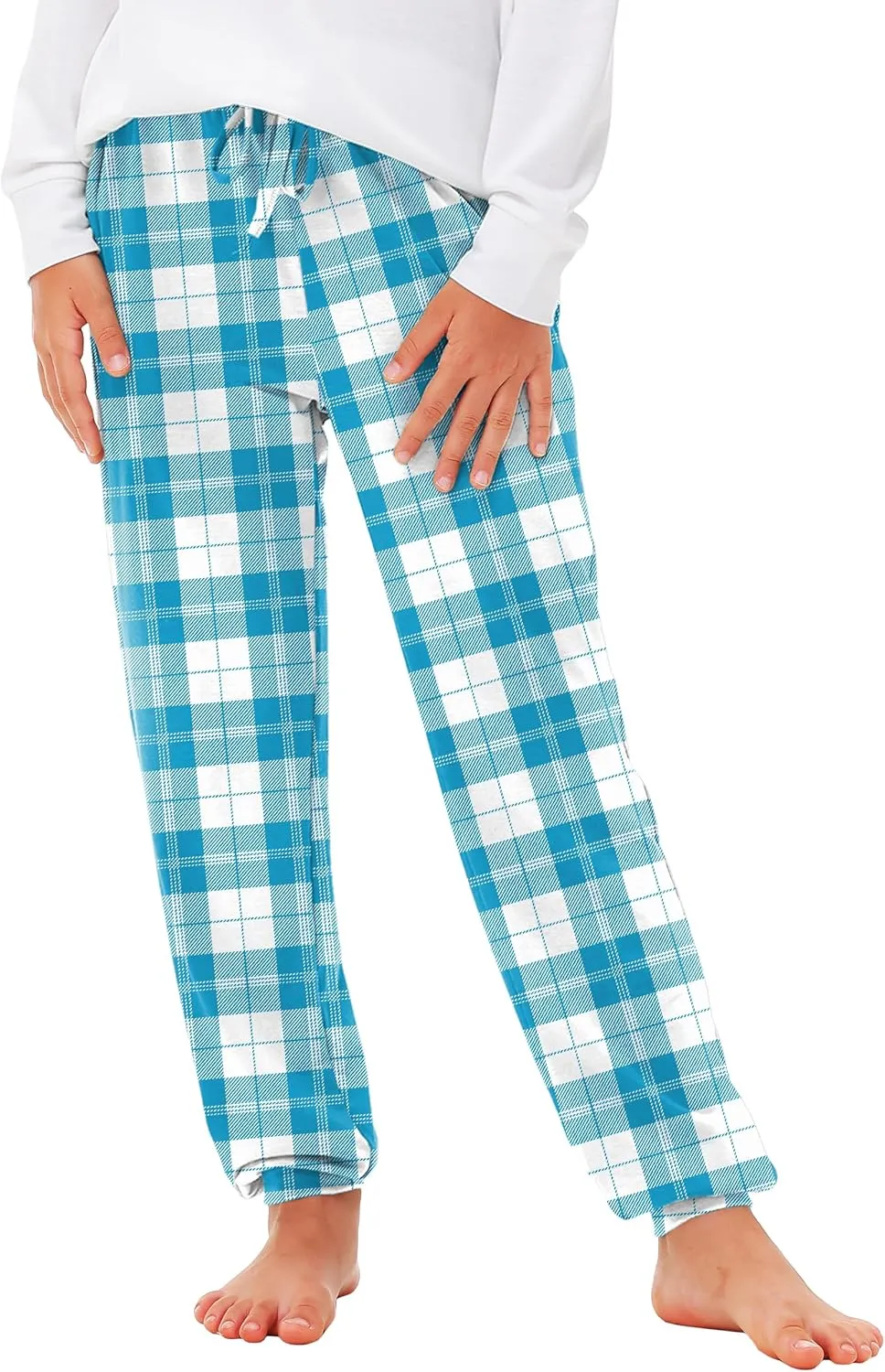 Deerose 4th of July Patriotic Pants American Flag Drawstring Sweatpants with Pockets 5-14 Years