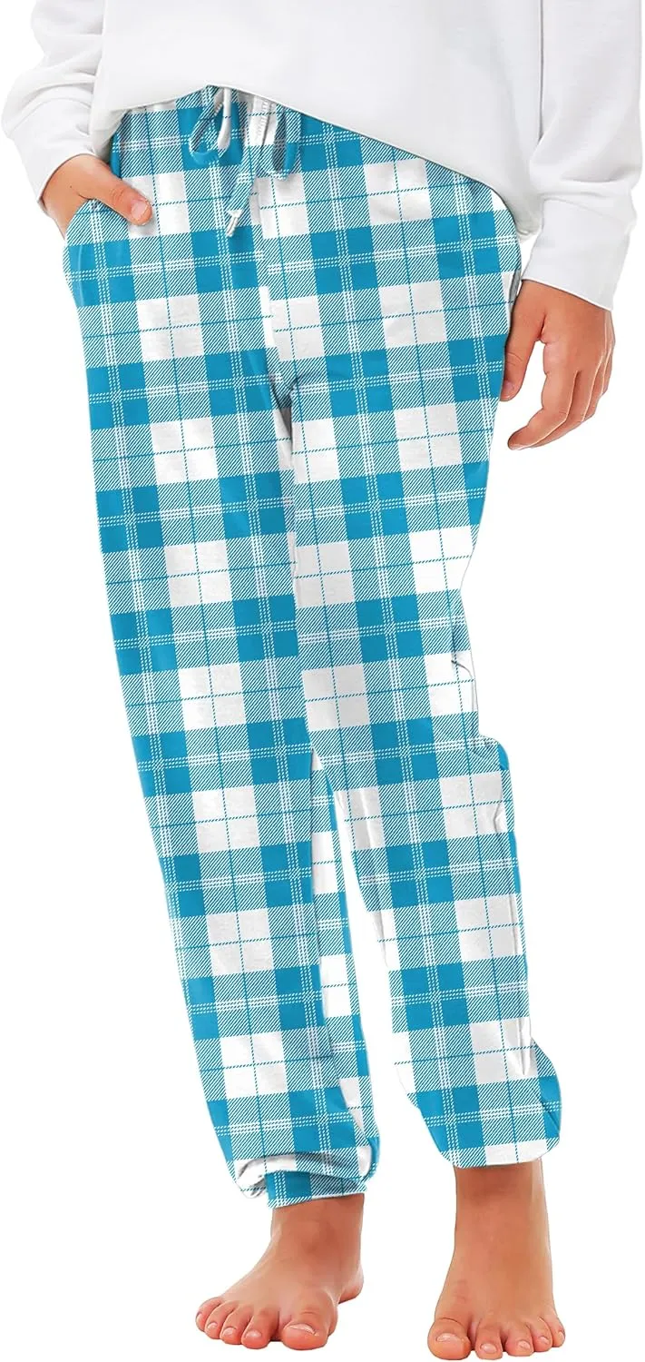 Deerose 4th of July Patriotic Pants American Flag Drawstring Sweatpants with Pockets 5-14 Years