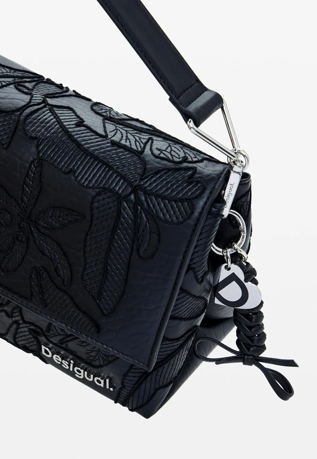Desigual Medium Embroidered Crossbody Bag