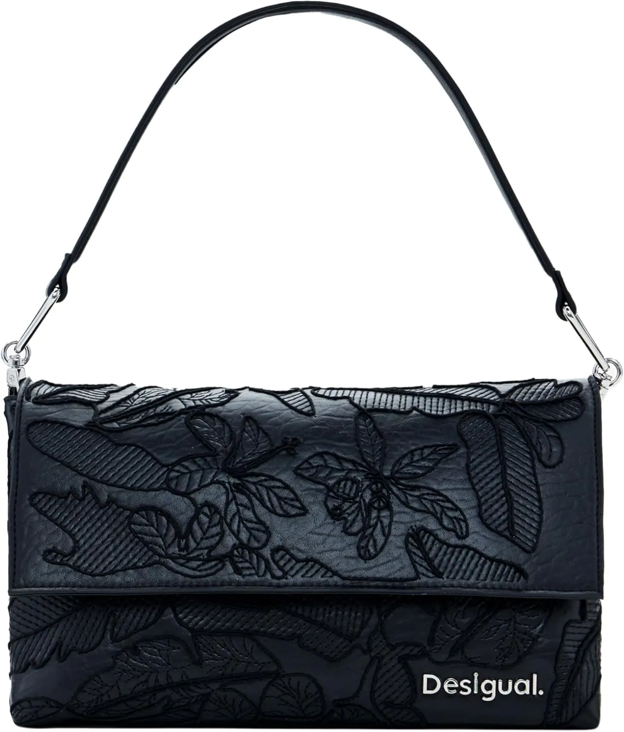 Desigual Medium Embroidered Crossbody Bag