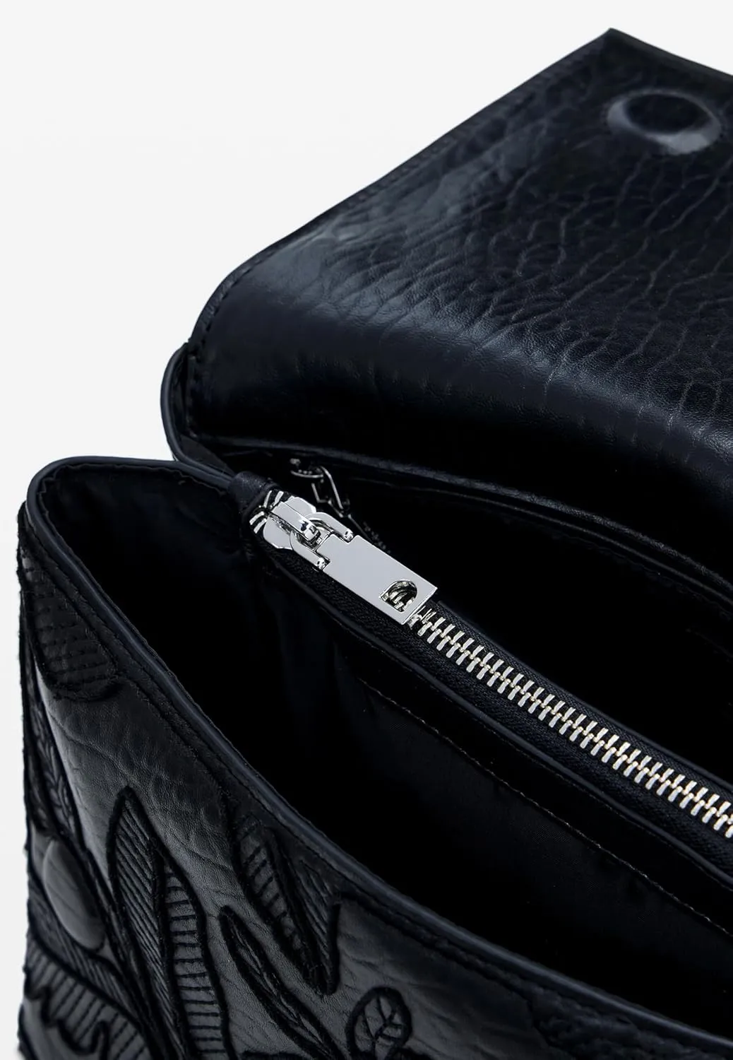 Desigual Medium Embroidered Crossbody Bag