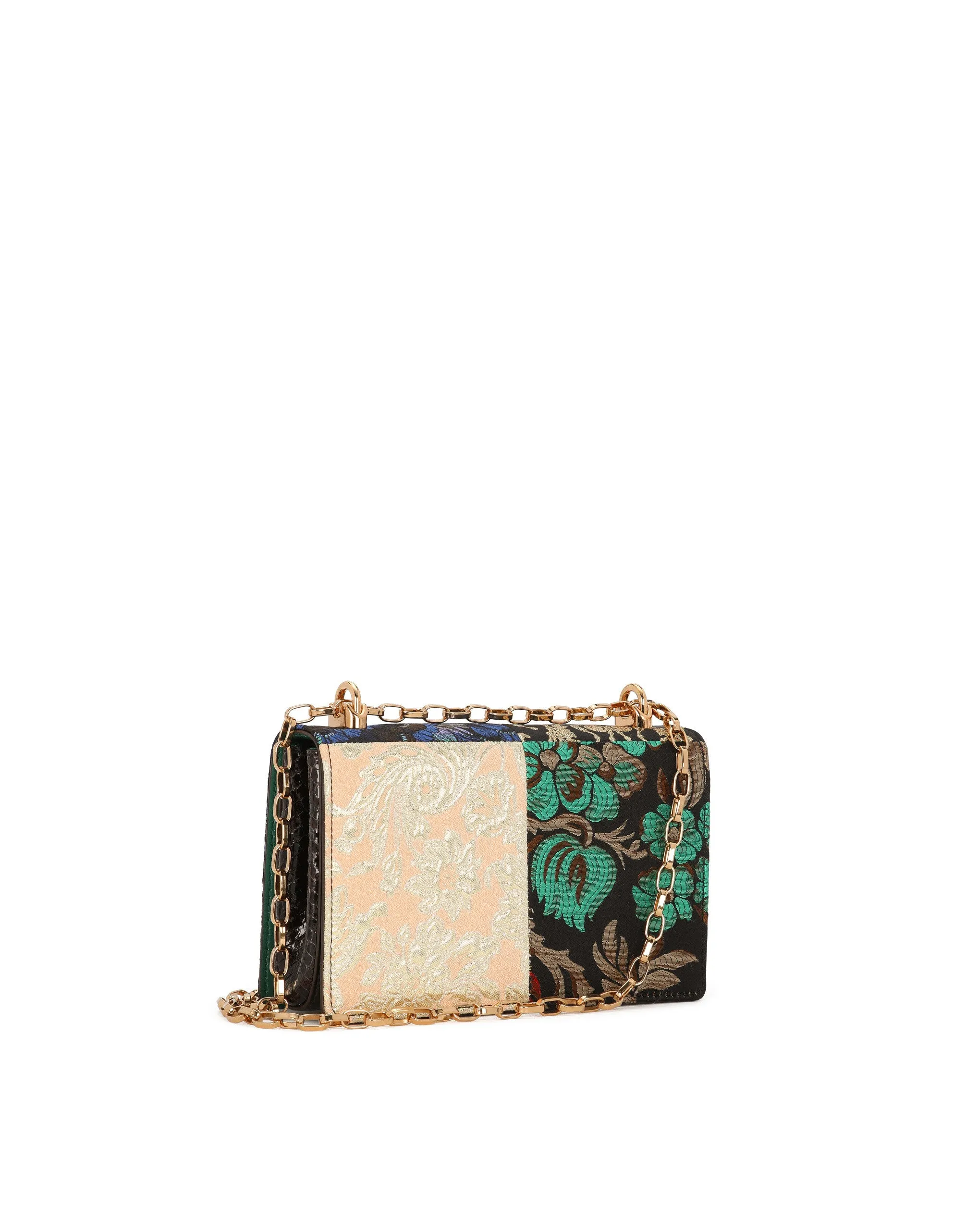 DG Girls bag in patchwork fabric and ayers