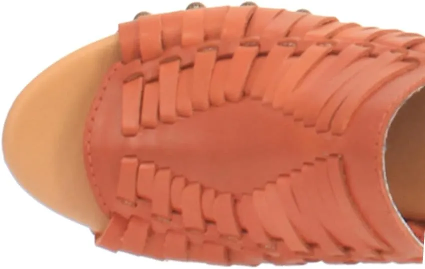 Dingo Womens Dreamweaver Studded Woven Platform Casual Sandals Casual Mid Heel 2-3" - Brown