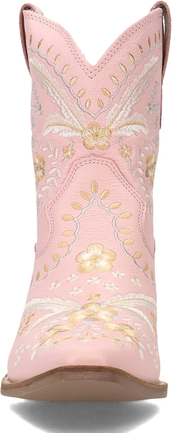 Dingo Women's Primrose Embroidered Floral Snip Toe Fashion Boot