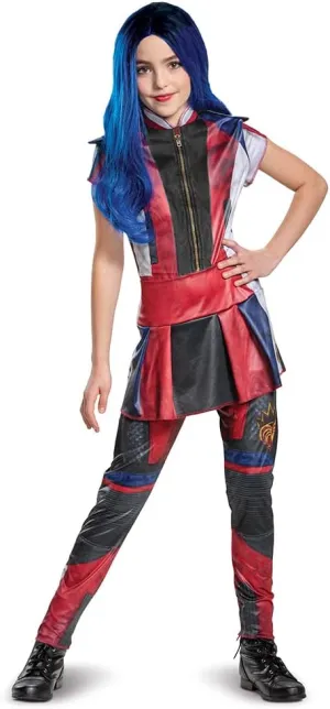 Disguise Disney Evie Descendants 3 Classic Girls' Costume, Red