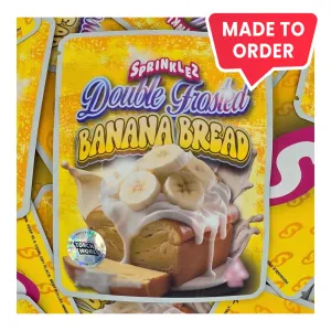 Double Frosted Banana Bread 3.5g Mylar Bags Sprinklez Torch World (made-to-order)