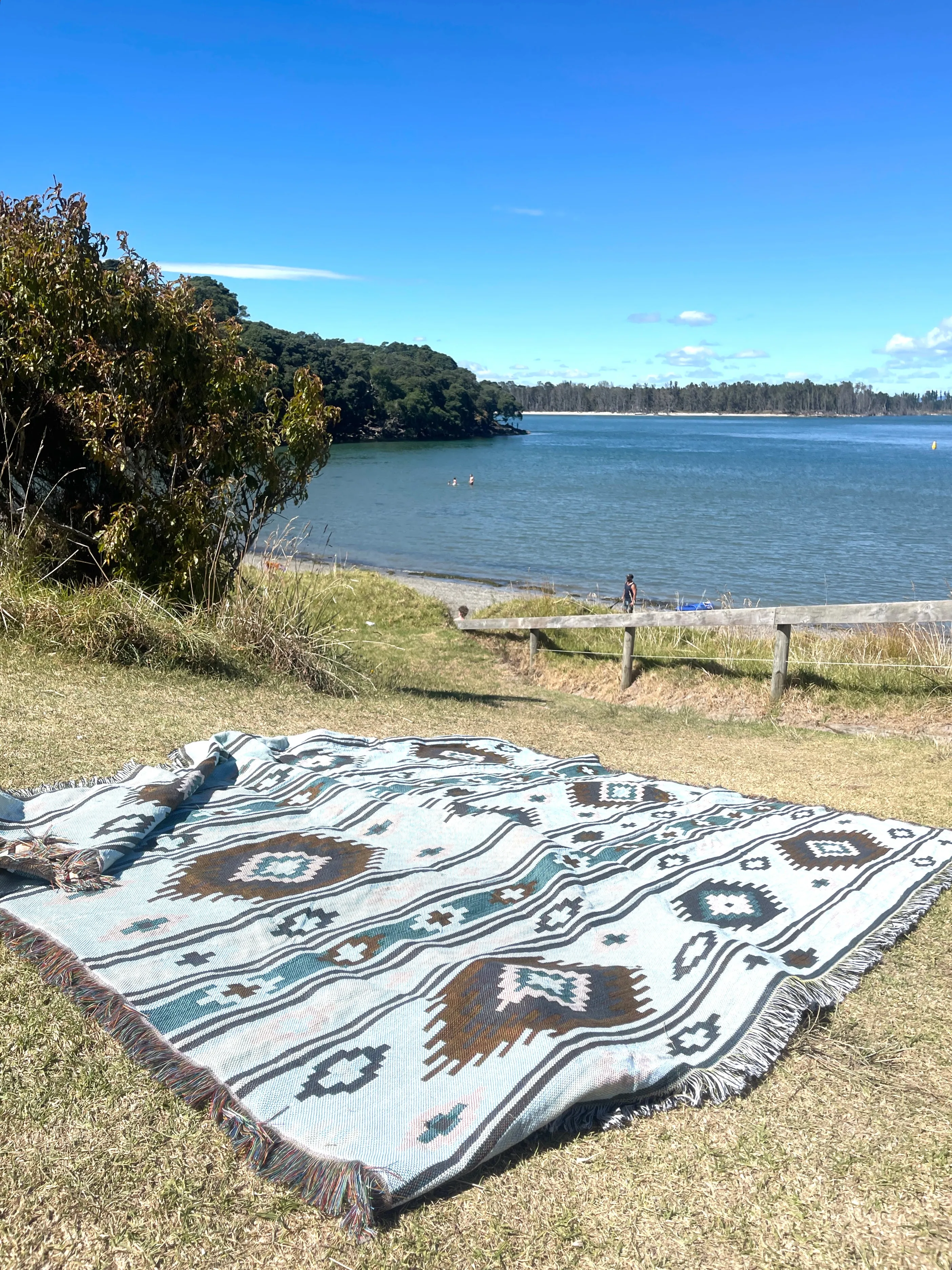 DUNES - Large Blanket 160 x 220 | Boho Throw Rug