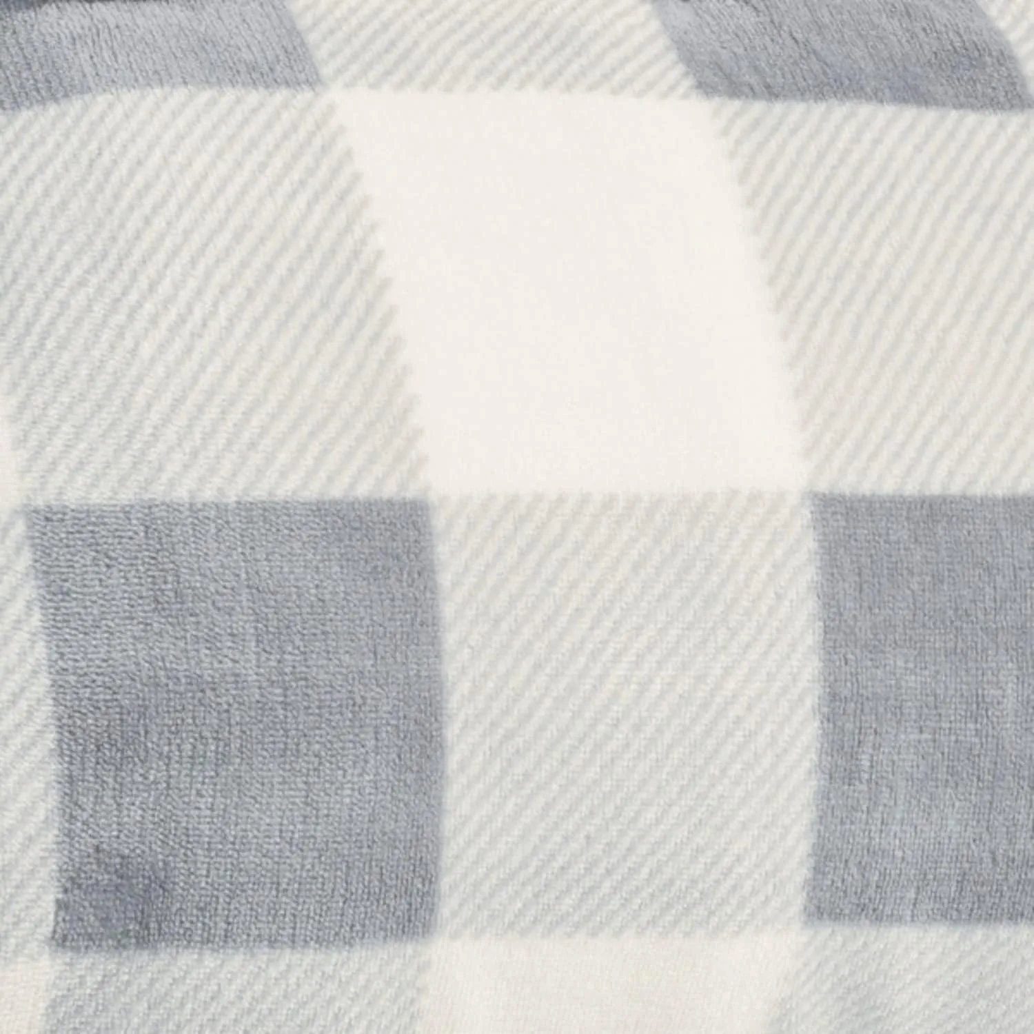Eddie Bauer - Queen Blanket, Reversible Sherpa Fleece Blanket, Buffalo Plaid Bedding, Super Soft Cozy Home Decor (Chrome Grey, Queen)
