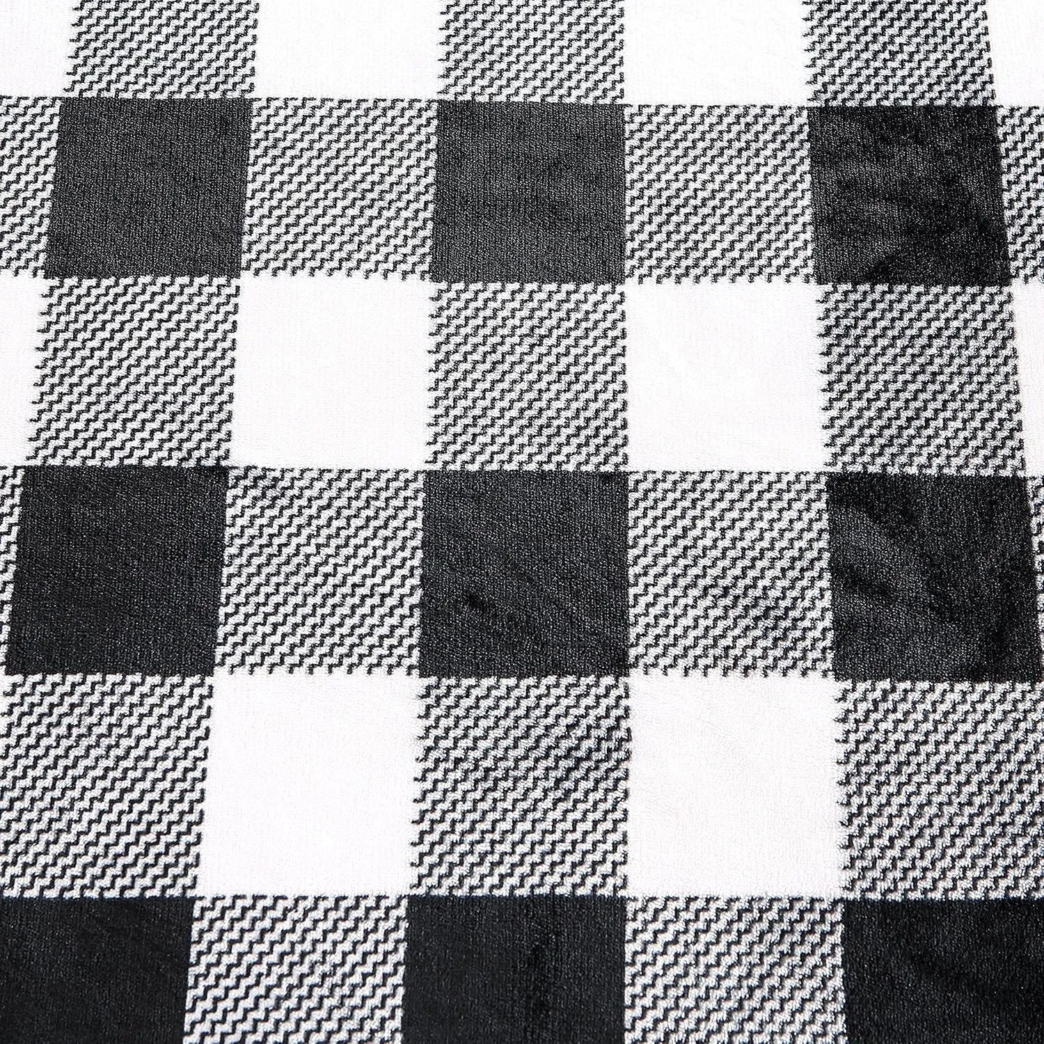 Eddie Bauer - Twin Blanket, Reversible Sherpa Fleece Bedding, Buffalo Plaid Home Decor for All Seasons (Black Check, Twin)