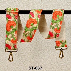 Embroidered Canvas Bag Strap Purse Strap Messenger Crossbody Strap for Purses Handbag Embroidery Replacement Strap Boho Guitar Strap Gift