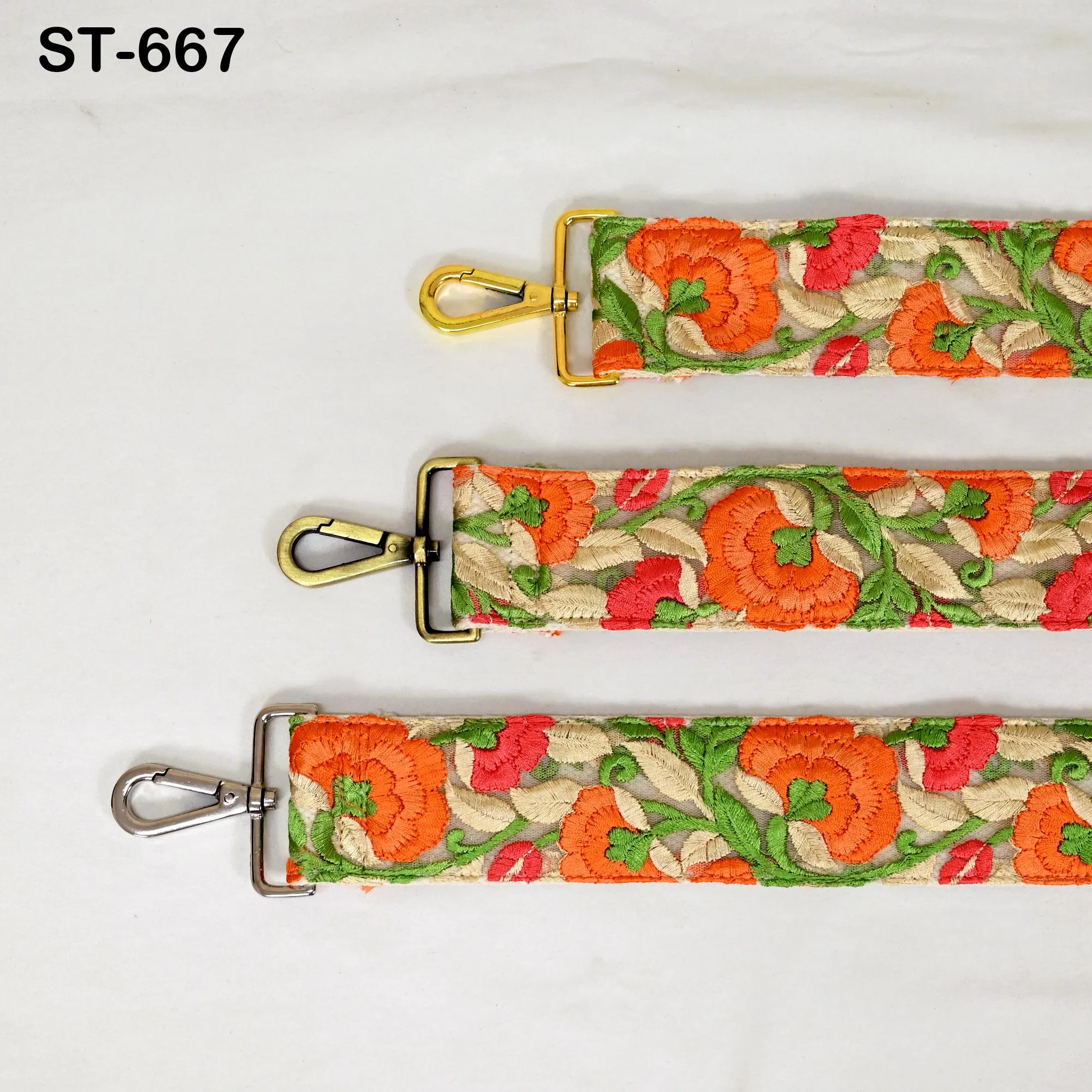 Embroidered Canvas Bag Strap Purse Strap Messenger Crossbody Strap for Purses Handbag Embroidery Replacement Strap Boho Guitar Strap Gift