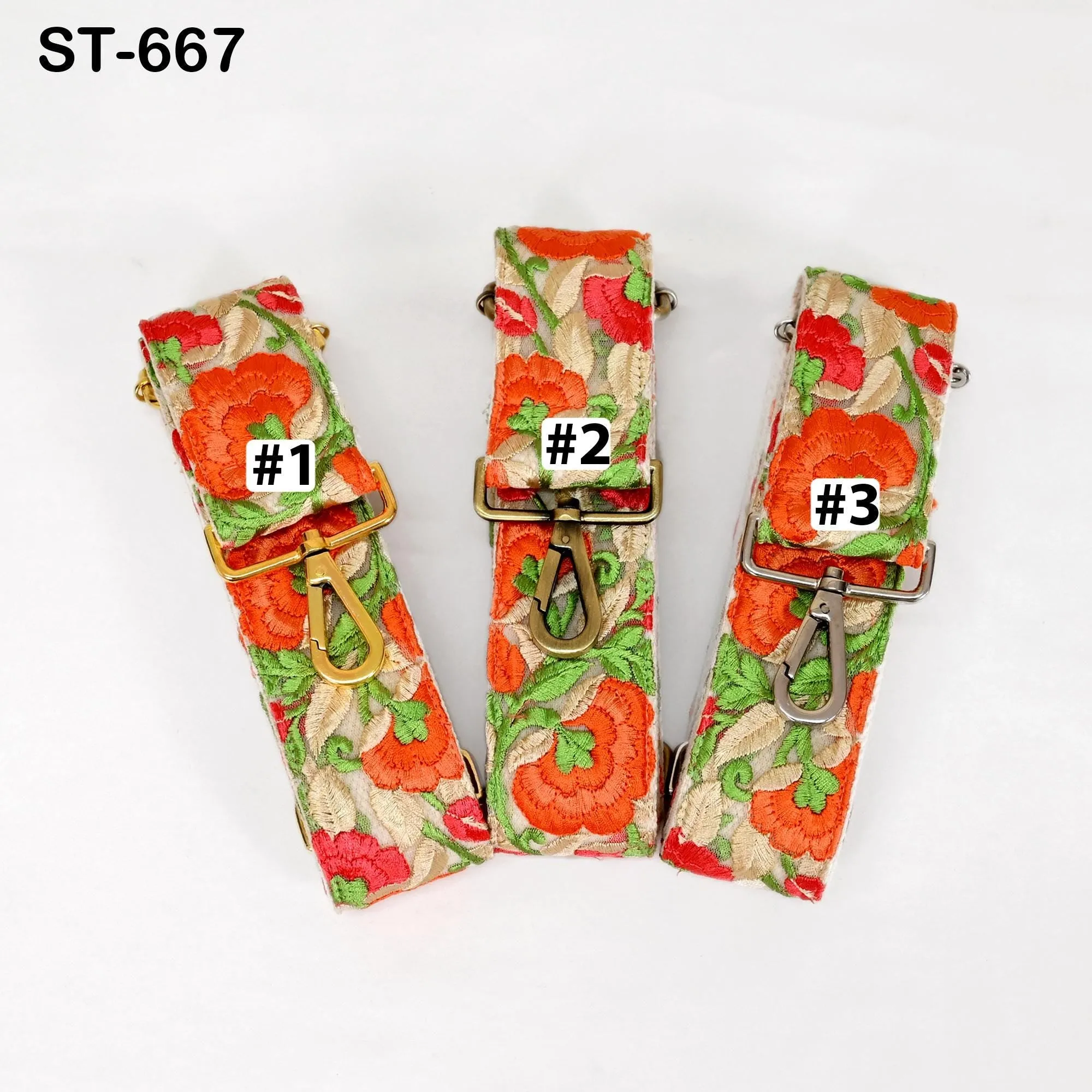 Embroidered Canvas Bag Strap Purse Strap Messenger Crossbody Strap for Purses Handbag Embroidery Replacement Strap Boho Guitar Strap Gift