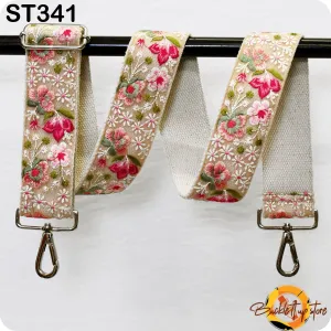 Embroidered Purse Strap Crossbody Strap for Purses Boho Bage Strap Embroidery Replacement Strap Boho Guitar Strap Handbag Strap gift for her