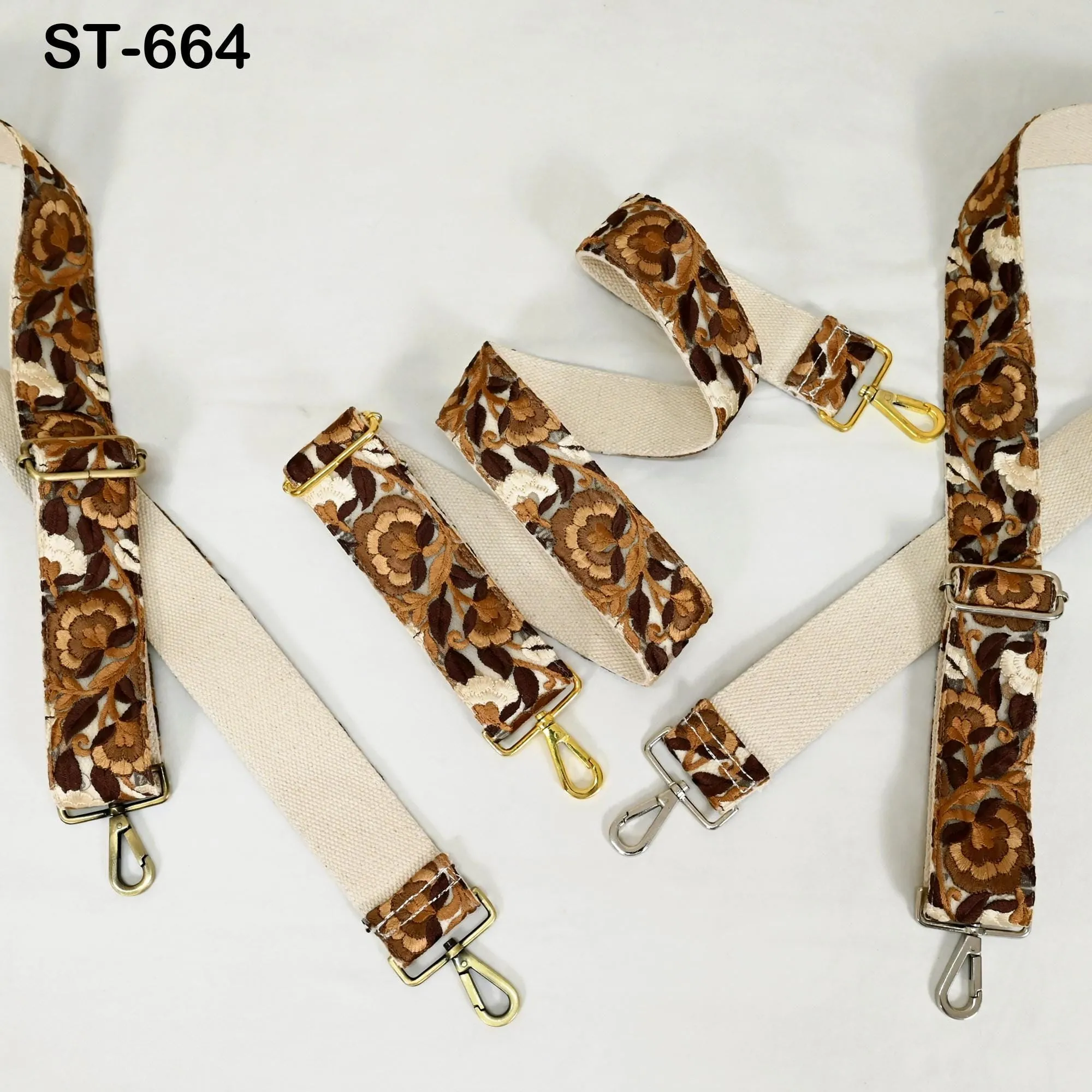 Embroidered Purse Strap Crossbody Strap for Purses Handbag Boho Bag Strap Floral Embroidery Replacement Strap Boho Guitar Strap Gift for Mom