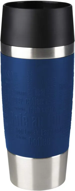 Emsa Vacuum mug "Travel Mug" 12.2 fl .oz. in blue, Blue
