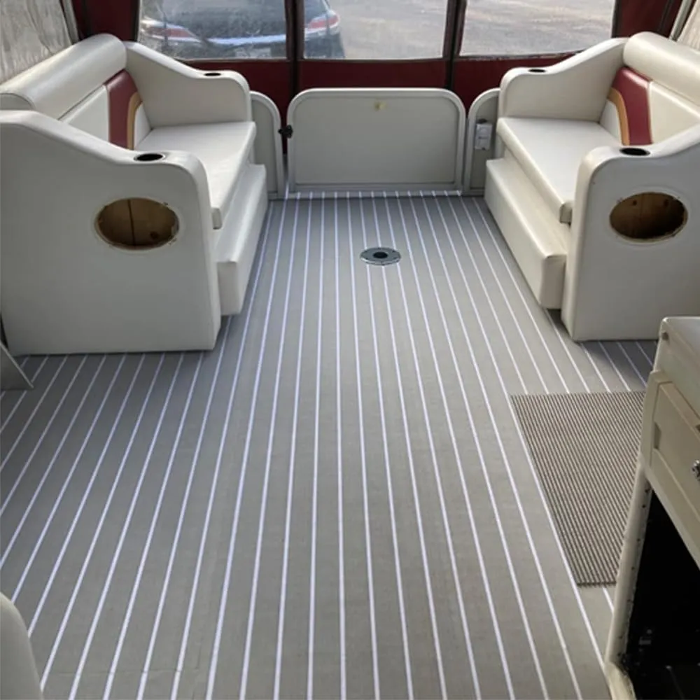 EVA Foam Boat Flooring 94.5"× 35.4" Self-Adhesive Non-Slip Boat Deck Mat Traction Pad for Boats Yacht Swim Platform RV Floor Kayak Surfboard Golf Cart