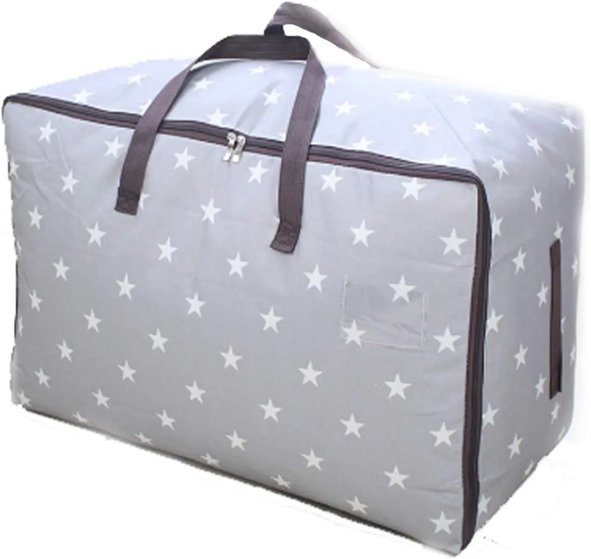 Extra Large Handy Storage Bag Waterproof Heavy Duty Oxford Travel Luggage Caddy Organizer Foldable Quilt Blanket Laundry Bag Weekender Duffel Space Saver Bag with Web Handle 100L