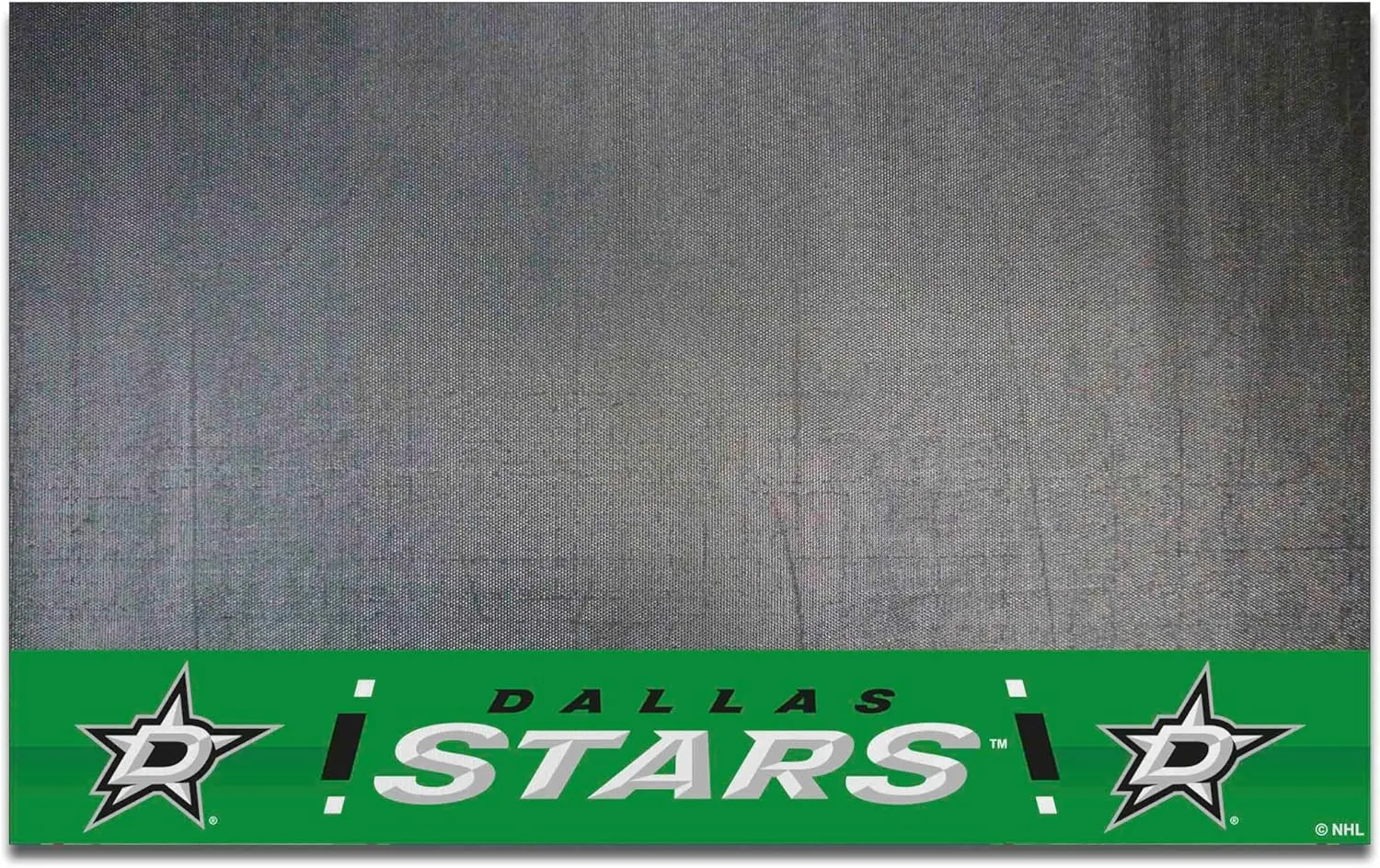 FANMATS 14233 Dallas Stars Vinyl Grill Mat - 26in. x 42in. - Deck Patio Protective Mat | Oil, flame, and UV resistant