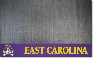 FANMATS 21627 East Carolina Pirates Vinyl Grill Mat - 26in. x 42in. - Deck Patio Protective Mat | Oil, flame, and UV resistant
