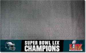 FANMATS 46241 2024-25 Super Bowl LIX Champions - Philadelphia Eagles Grill Mat | Black | 26"x42" | Super Bowl LIX Champions Logo
