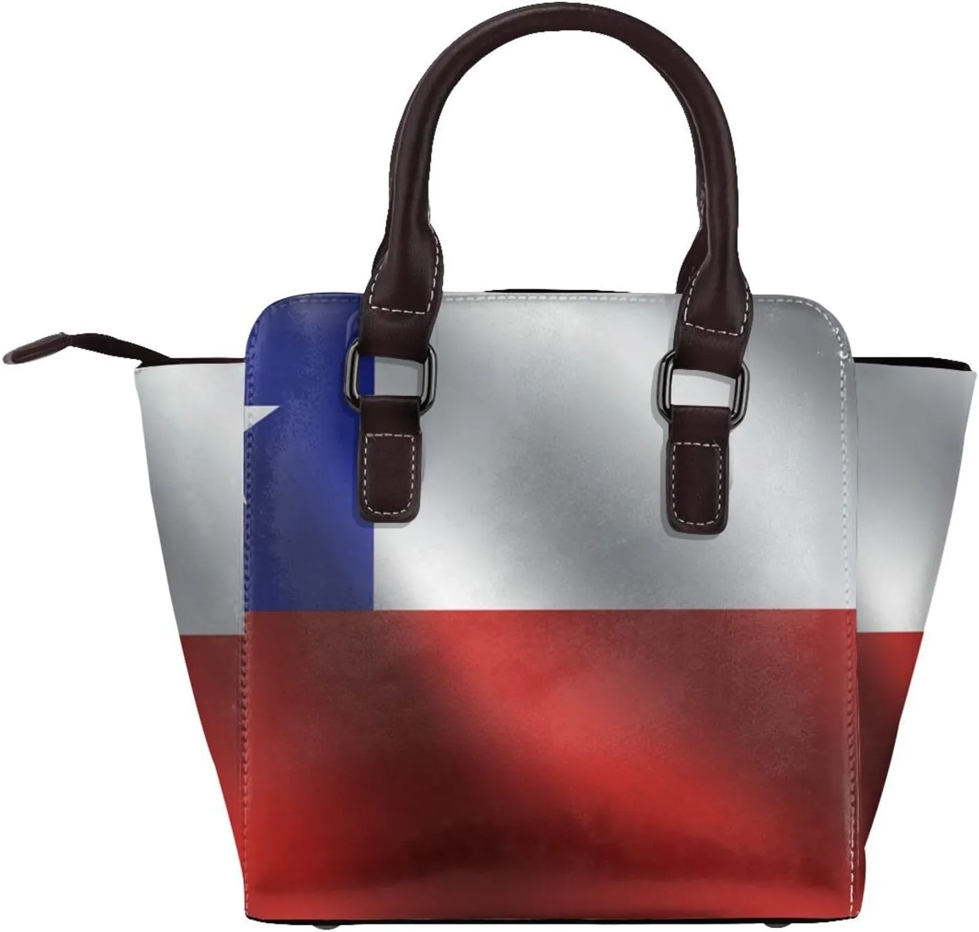 Fashion Rivet Handbag for Women Crossbody Purse Studded PU Leather Handle Bag