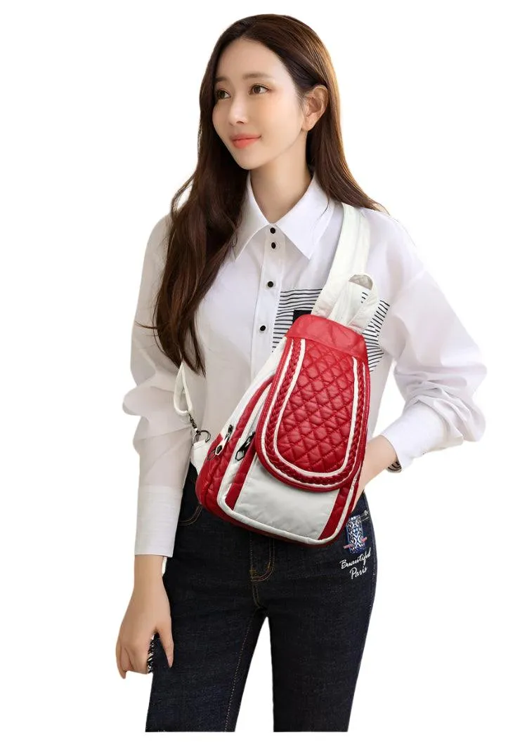 Fashion Women Soft Leather Backpacks - Luxury Female  Shopping and Travel Bag