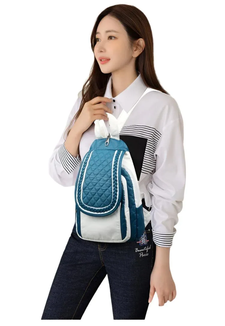 Fashion Women Soft Leather Backpacks - Luxury Female  Shopping and Travel Bag
