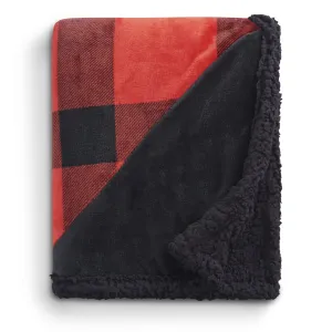 Field & Co.® Buffalo Plaid Sherpa Blanket
