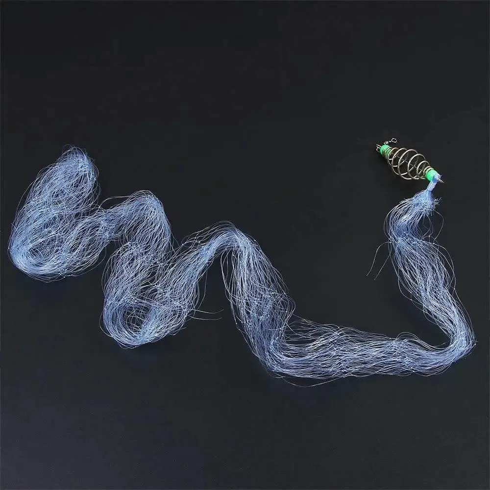 Fishing Bait Fishing Supplies Multi Size Fishing Cage Nylon Spring Shoal Luminous Netting Fishing Net Fishing Traps