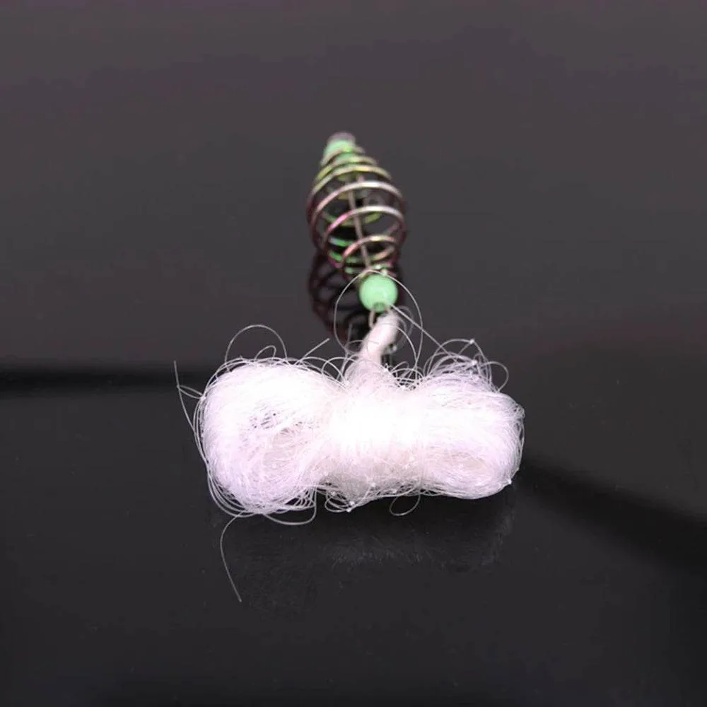 Fishing Bait Fishing Supplies Multi Size Fishing Cage Nylon Spring Shoal Luminous Netting Fishing Net Fishing Traps