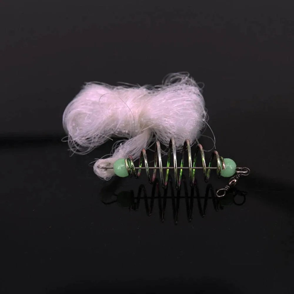 Fishing Bait Fishing Supplies Multi Size Fishing Cage Nylon Spring Shoal Luminous Netting Fishing Net Fishing Traps