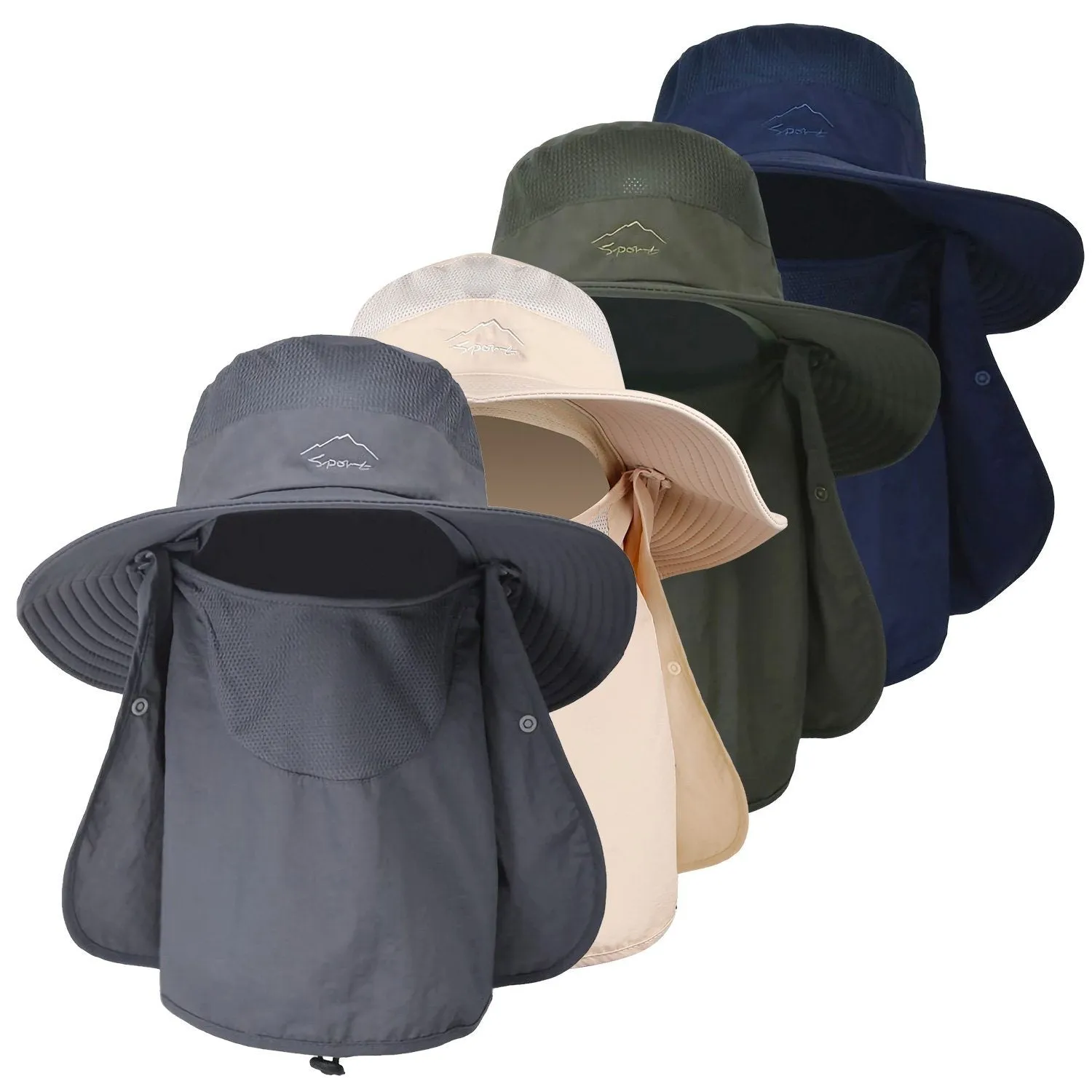 Fishing Bucket Hat Breathable Wide Brim