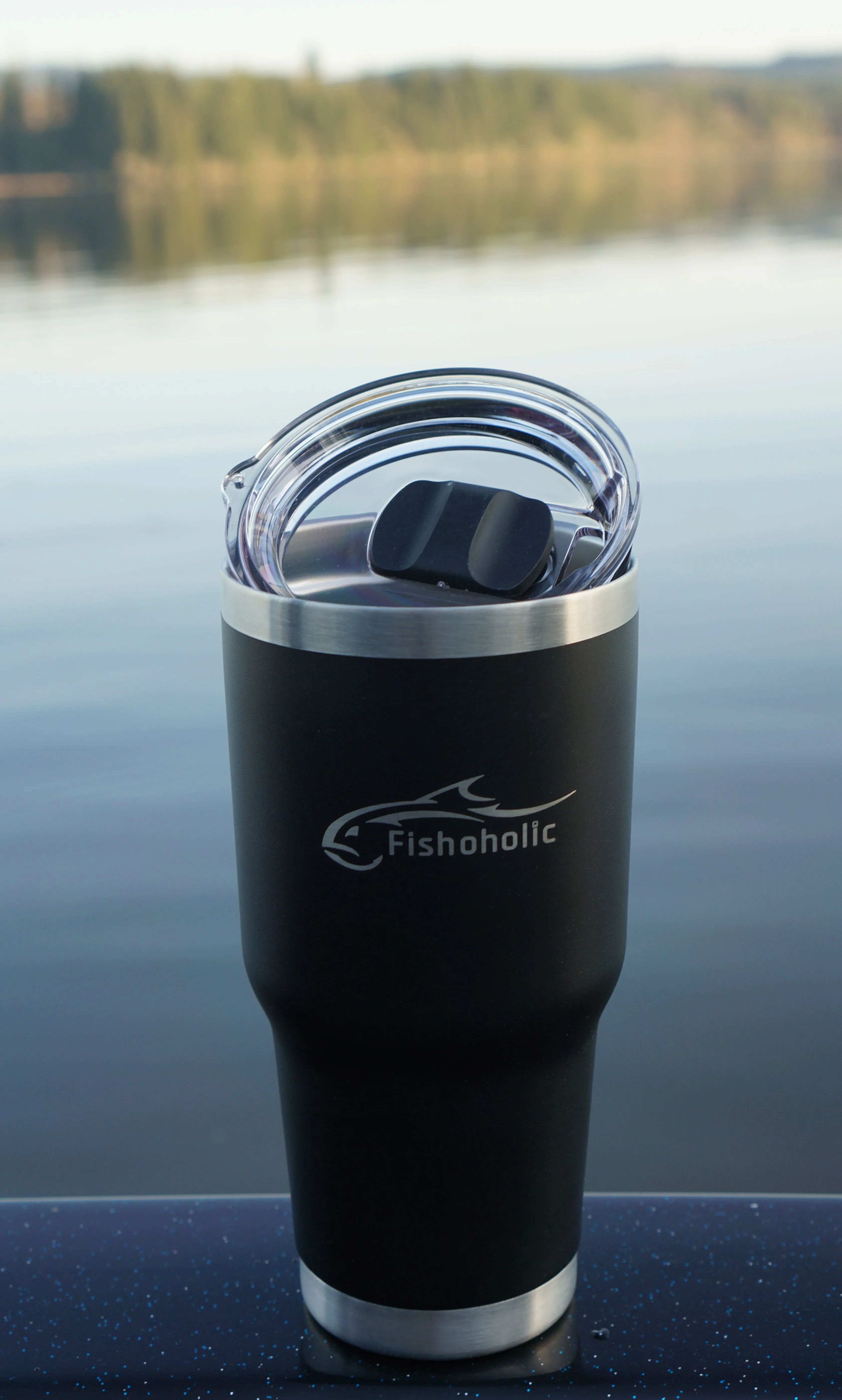 Fishoholic - 3 pack Bundle 20oz & 30oz & 36oz - 2 Tumblers w' Magnetic Slide Lid & KEG/Bottle - Double Wall Stainless Steel Vacuum Insulated