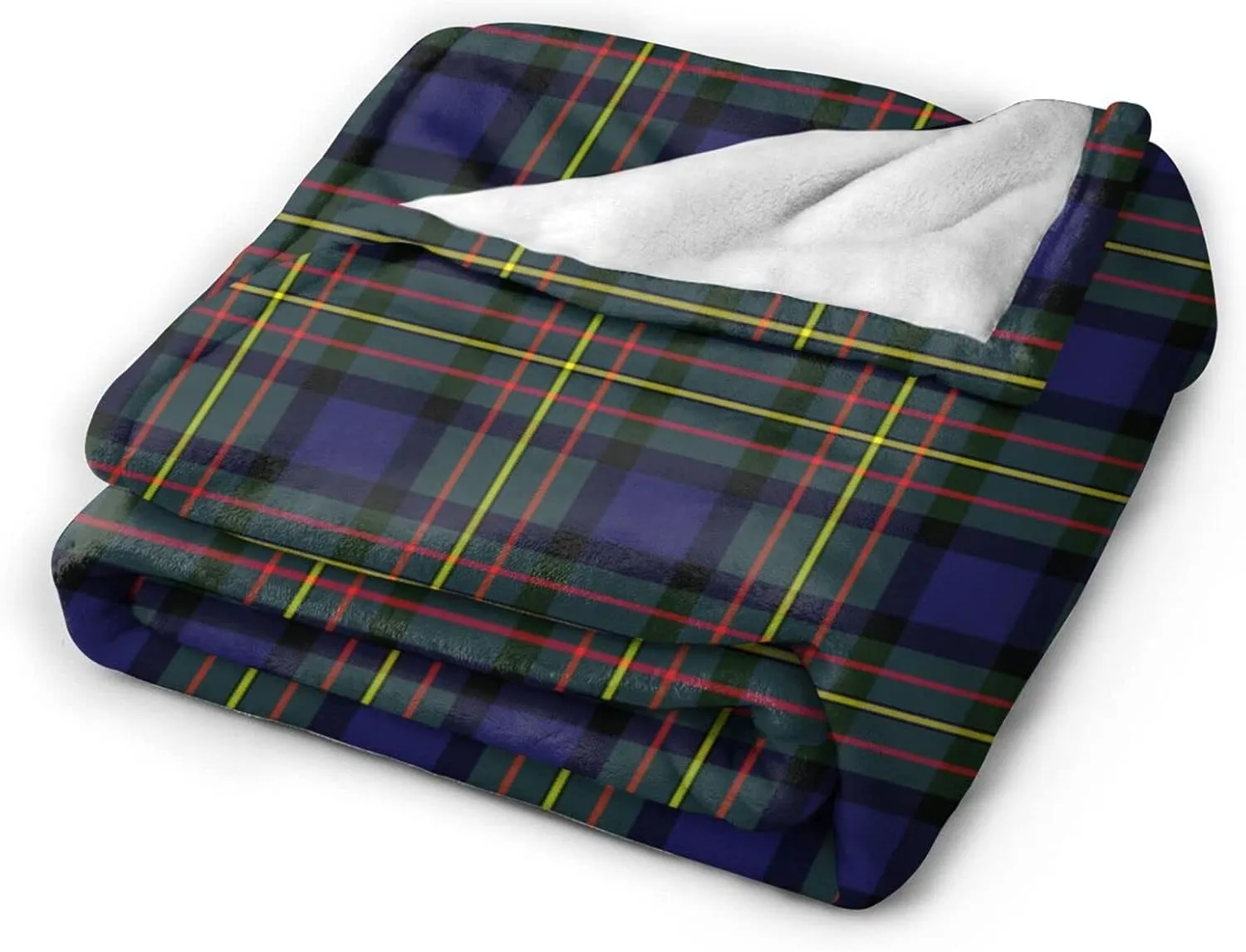 Flannel Throw Blanket Scottish Clan Maclaren Modern Tartan Ultra Soft, Lightweight, Versatile for Bed, Sofa, and Home D¨¦cor - Ideal for Men, Women, and Kids 80"x60"