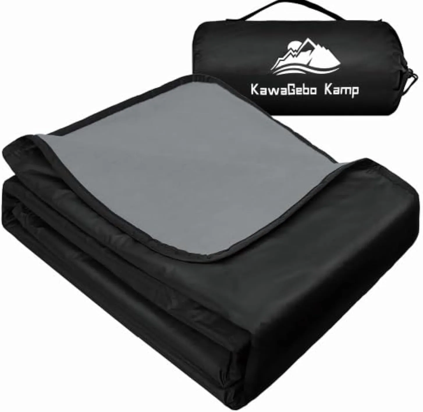 Fleece Waterproof Outdoor Blanket, Windproof Stadium Blanket for Camping, Picnics, and Sports Stay Dry and Comfortable 80"x58"