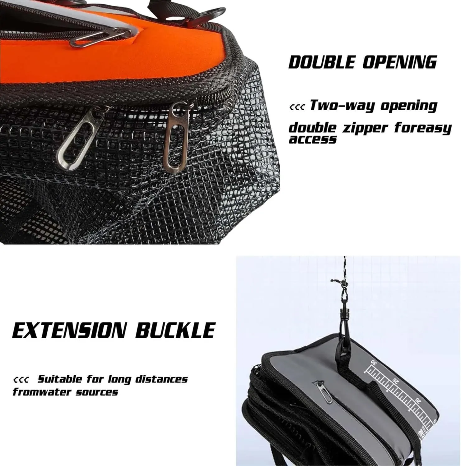 Floating Fishing Basket Collapsible Fishing Net Cage, Rubber Coated Net Fish Basket for Live Fish Bucket