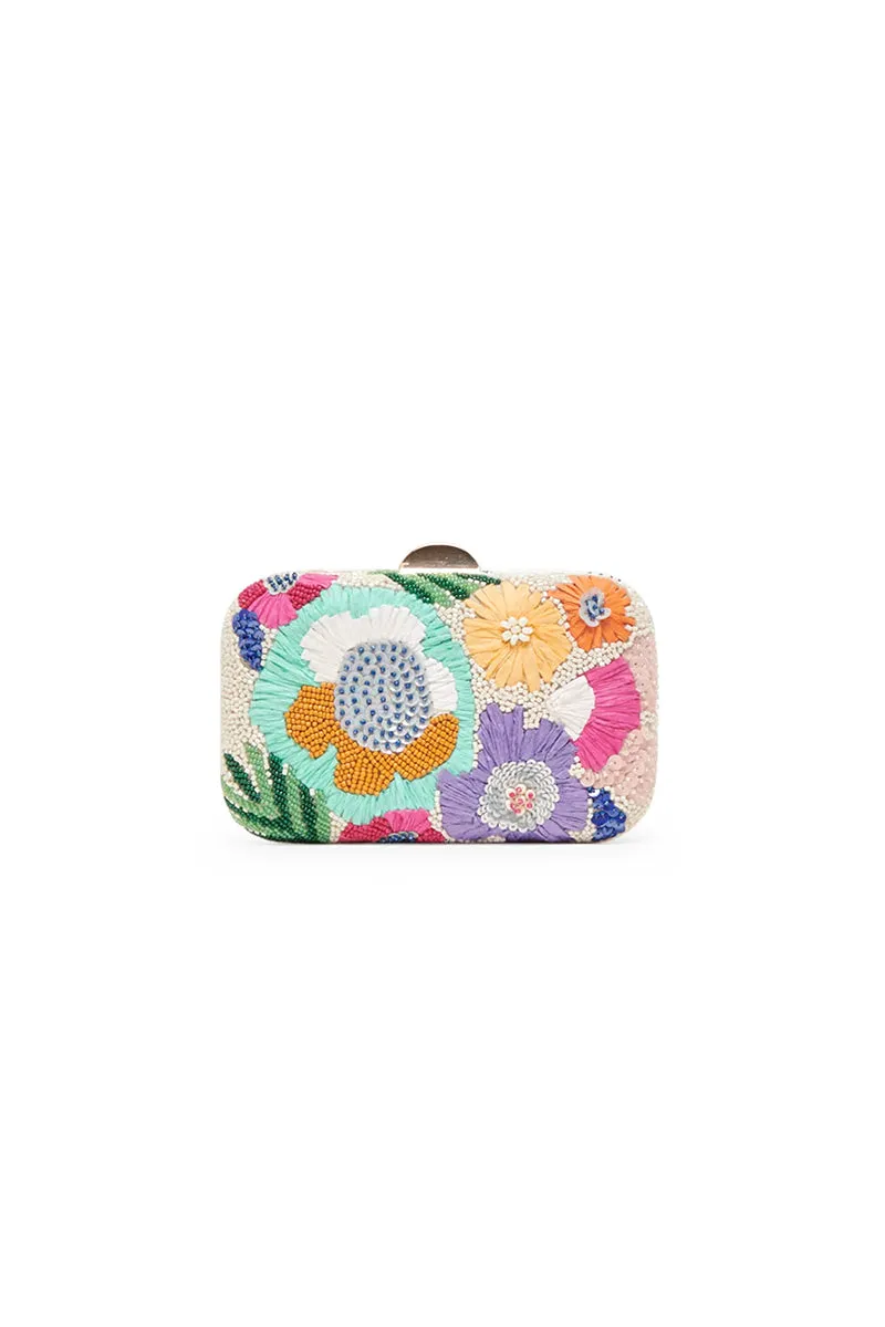 Floral Sequin Clutch