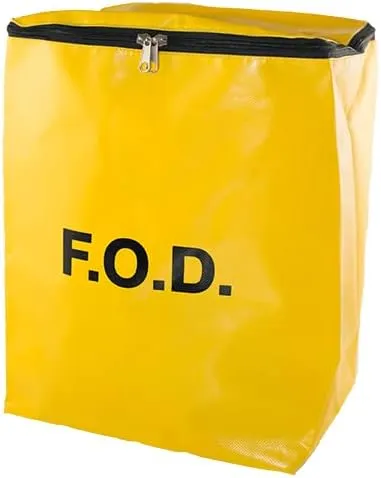 FOD Bag Vinyl Aerospace Aircraft FOD Pouches Made Custom to Size with Top Opening Zipper, Vinyl Tool Bag, Scaffold Hanging Large - Help Eliminate Foreign Object Debris Or Store Large Hand Tools