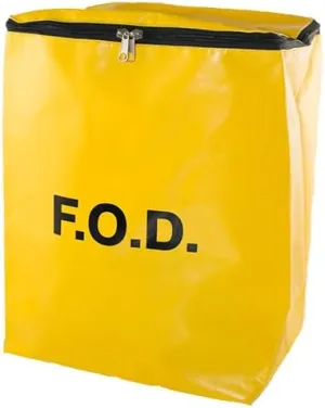 FOD Bag Vinyl Aerospace Aircraft FOD Pouches Made Custom to Size with Top Opening Zipper, Vinyl Tool Bag, Scaffold Hanging Large - Help Eliminate Foreign Object Debris Or Store Large Hand Tools