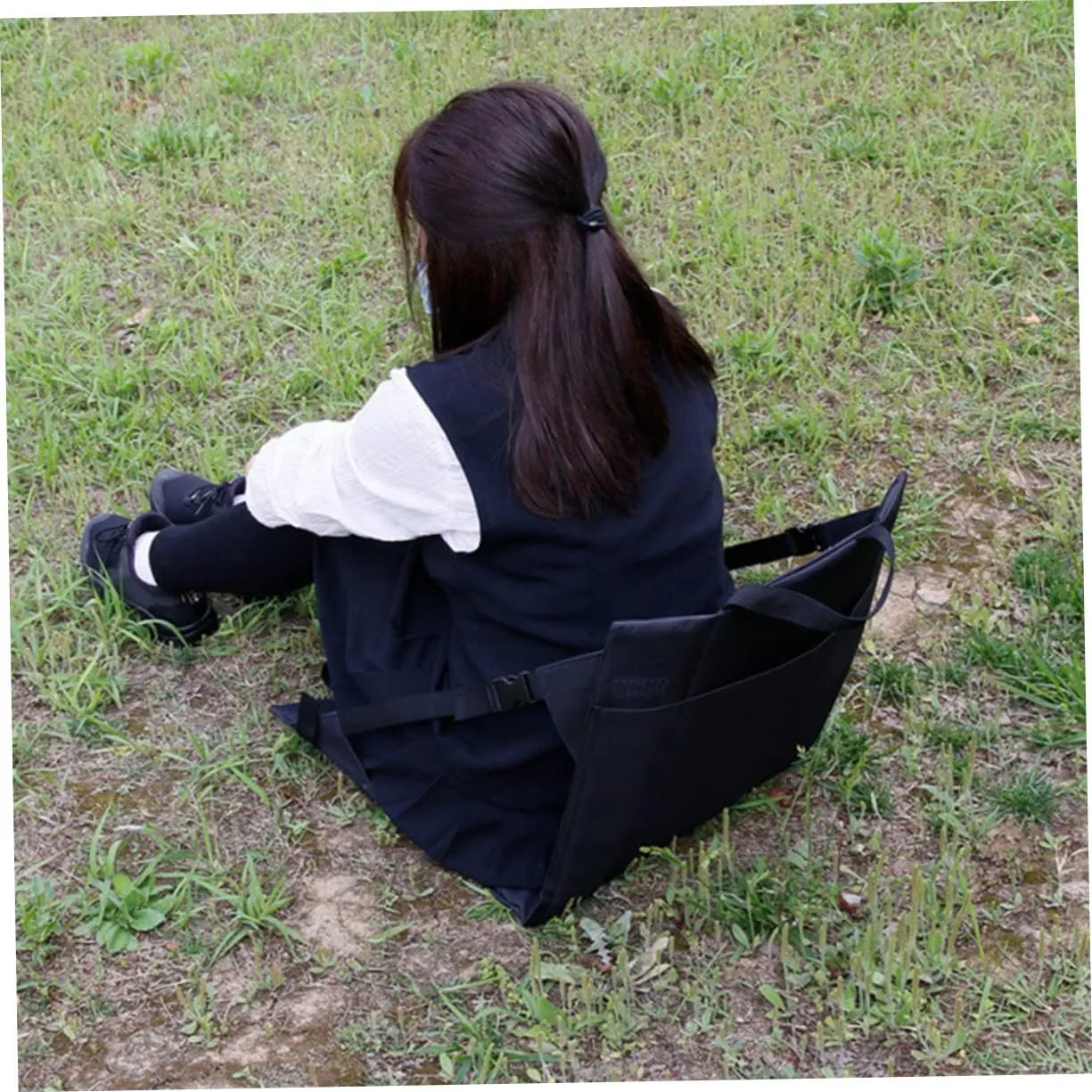 Foldable Outdoor Seat Camping Leisure Chairs Oxford Mesh Storage Lightweight Easy to Store