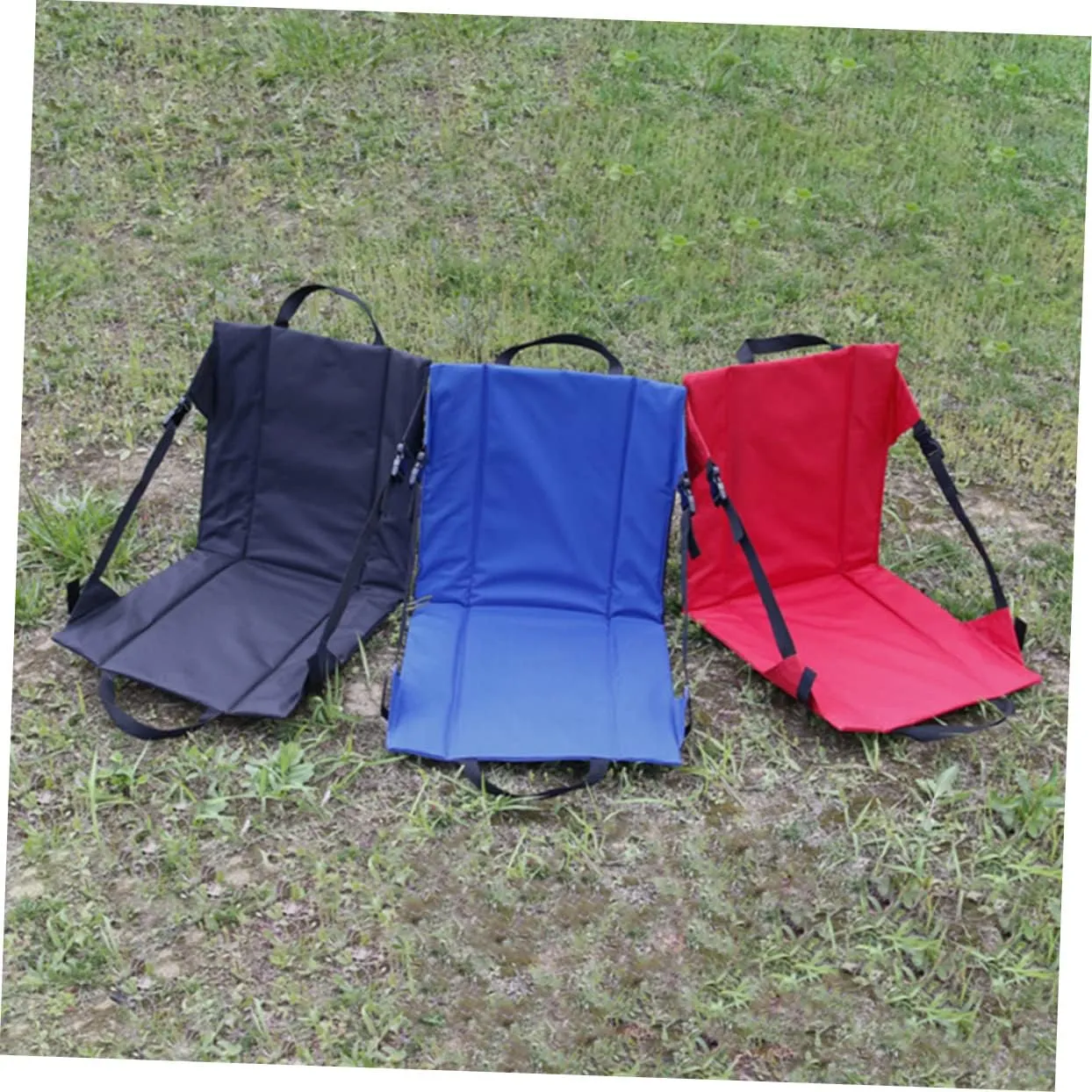 Foldable Outdoor Seat Camping Leisure Chairs Oxford Mesh Storage Lightweight Easy to Store