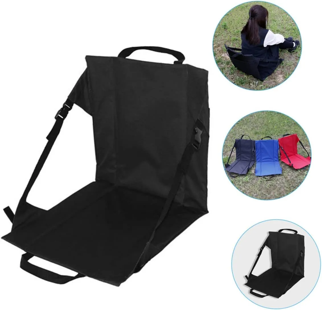 Foldable Outdoor Seat Camping Leisure Chairs Oxford Mesh Storage Lightweight Easy to Store