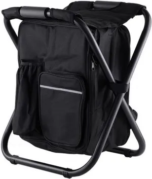 Folding Chair, Portable Ice Chair Cooling Seat Ice Stool Foldable Insulated Ice Pack Stool with Dual-Shoulder Straps Perfect for Fishing Gel Seat Pad Refreshing Seating