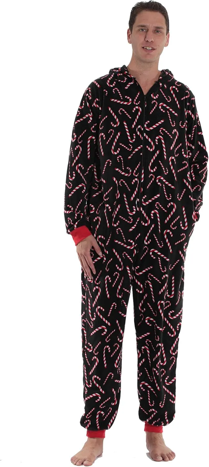#followme Matching Adult Onesie for Family, Couples, Dog - Candy Cane