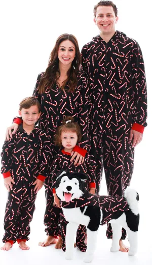 #followme Matching Adult Onesie for Family, Couples, Dog - Candy Cane