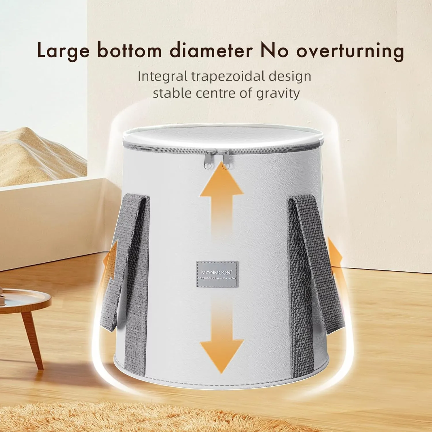 Foot Bath Basin 25L Collapsible Bucket,Portable Foldable Waterproof Foot Soak Tub with Handle, Multifunctional Travel Foot Spa Bag for Outdoor Travel, Camping, Fishing (Gray)