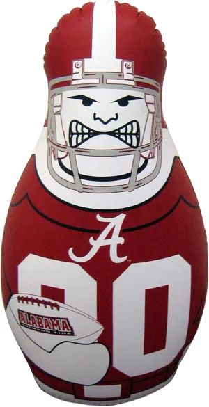 Fremont Die NCAA Alabama Crimson Tide Bop Bag Inflatable Tackle Buddy Punching Bag, Standard: 40" Tall, Team Colors