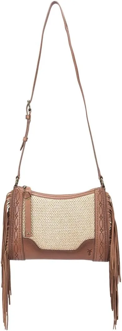 Frye Ava Raffia Crossbody, Cognac